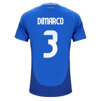 Echipament fotbal Italia Federico Dimarco #3 Tricou Acasa European 2024 maneca scurta